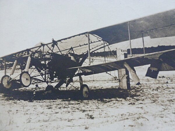 Foto, Frans vliegtuig neergehaald, 1916