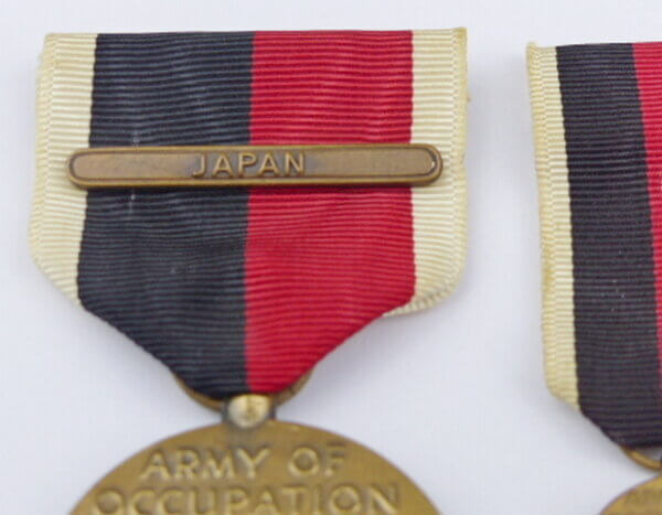 US ,1945 Occupation medaille "Japan"+ miniatuur - Afbeelding 2