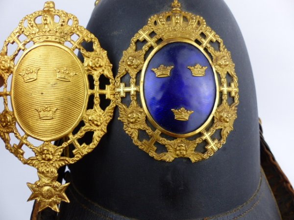 Zweden,M1845 Pickelhaube voor Infanterie officier - Afbeelding 23