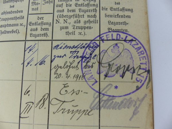 MP + Soldbuch + Hülle Hohenzollern Fuß-Art-Regt.13 - Afbeelding 20