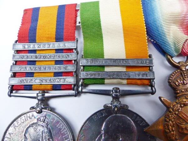 GB Medaille set Seaforth Highlanders, Boerenoorlog / WO1 - Afbeelding 2