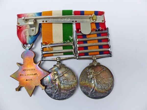 GB Medaille set Seaforth Highlanders, Boerenoorlog / WO1 - Afbeelding 3